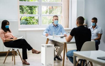 Wie laut darf ein Luftfilter in Konferenzräumen sein?